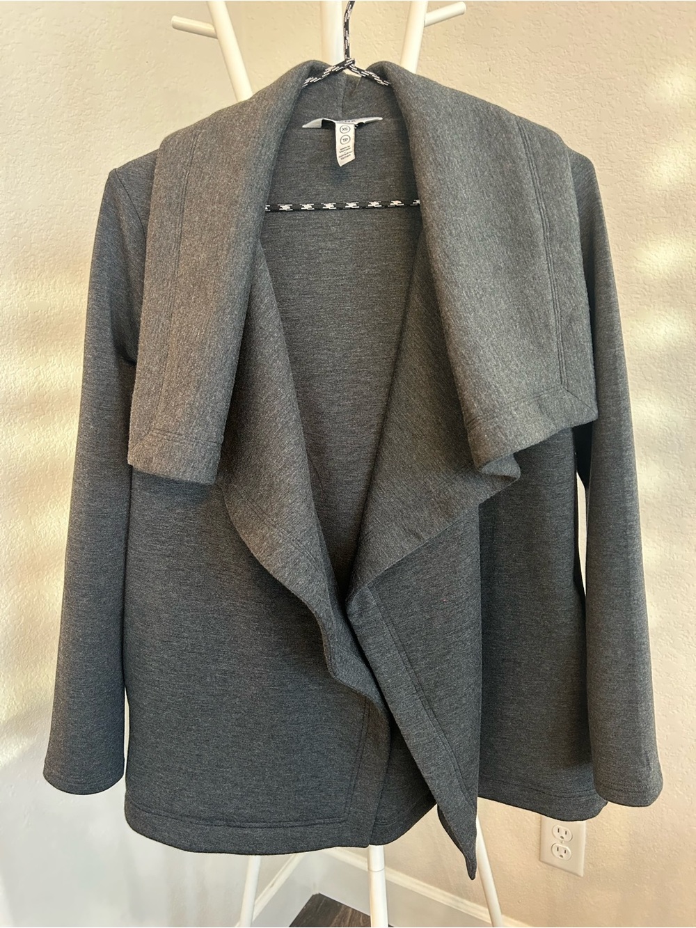 Spanx Air Essentials Draped Cardigan Jacket Gray XS